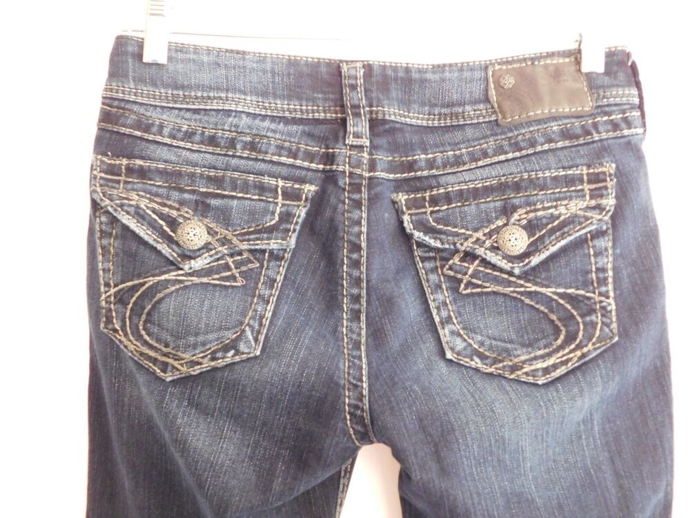 Silver Jeans 29 Women's Suki Surplus Denim Boot Cut Jeans Size 29 x 30